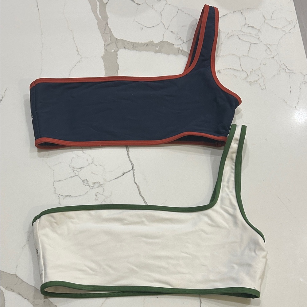 WeWoreWhat Sports Bra/Crop Top Set